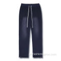 Calça de moletom masculina de streetwear francês Terry